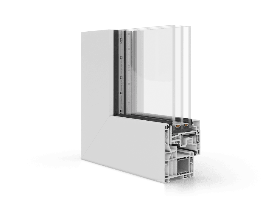 Ideal Neo View mit schlankem Rahmen und großer Glasfläche