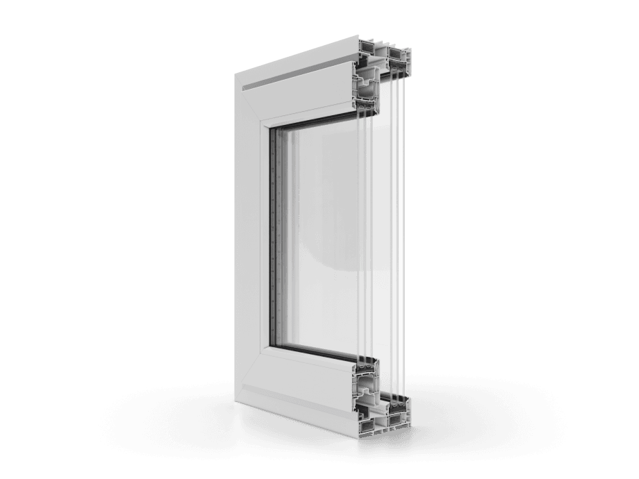 Synego Slide Schiebetür in hellem Wohnraum