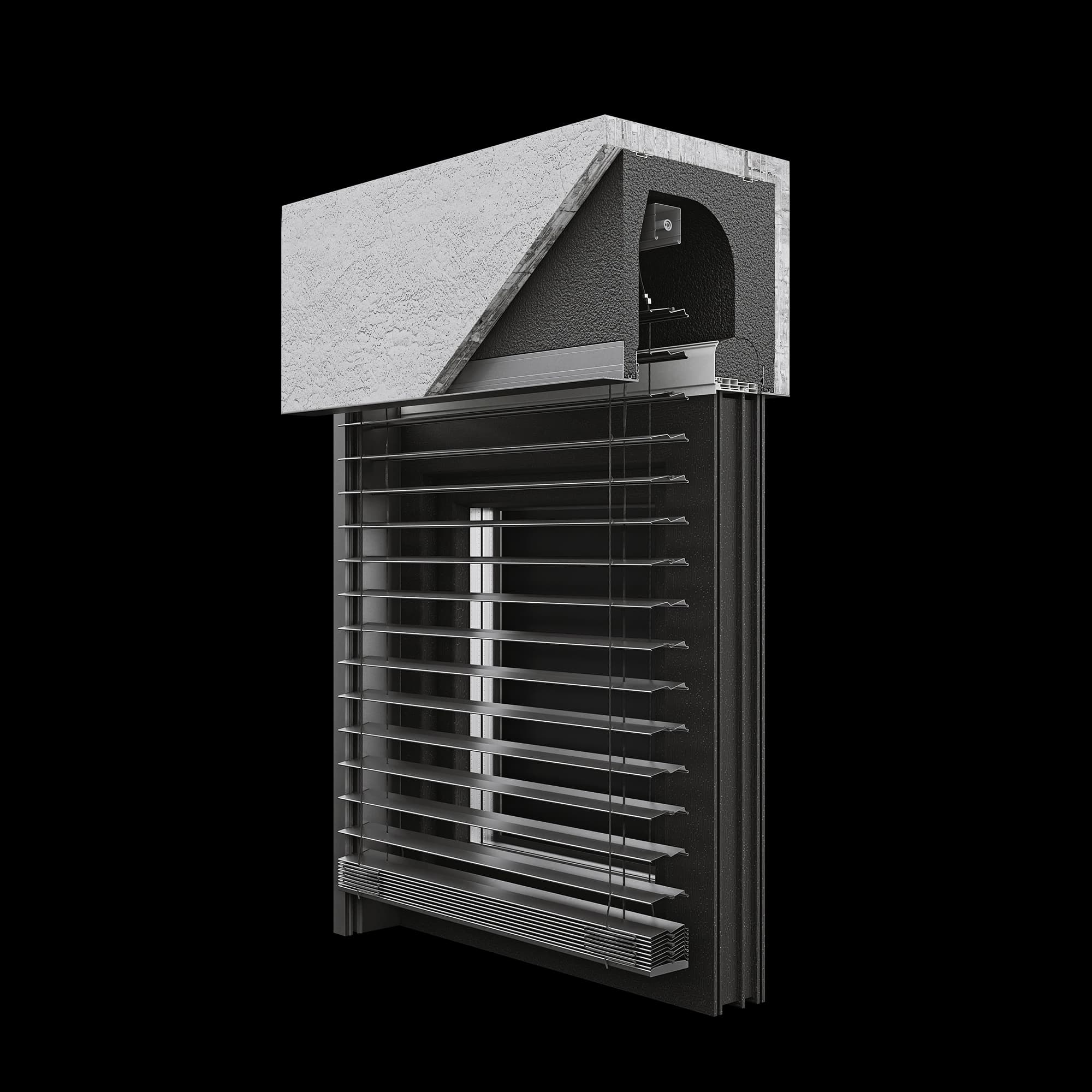 Raffstore SKB mit gedämmtem Kasten